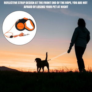Retractable Dog Leash with Reflective Tape Design 5m - Image 4