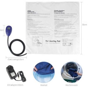 Pet Heating Pad for Dog Cat, Electric Warming Mat - Image 11