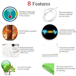 Pet Heating Pad for Dog Cat, Electric Warming Mat - Image 8
