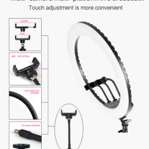21 Inch Large Ring Light, 21" Selfie Ring Light with 73" Extendable Tripod Stand - Image 7