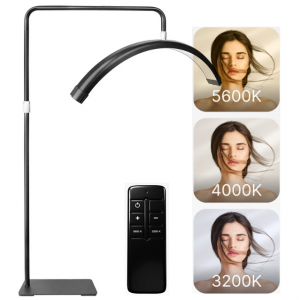 Lash Light, Half Moon Lamp, LED Floor Lamp for Eyelash Extensions, Nail Art, Tattoo Art and Skincare - Image 6