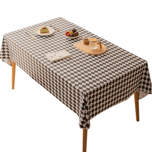Rectangle Table Cloth, Waterproof Stain Resistant Washable Tablecloth,Table Cover for Dining, Indoor and Outdoor - Image 2