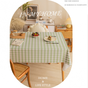 Rectangle Table Cloth, Waterproof Stain Resistant Washable Tablecloth - Image 2