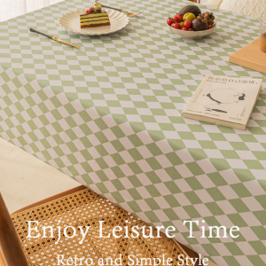 Rectangle Table Cloth, Waterproof Stain Resistant Washable Tablecloth