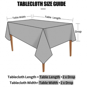 Rectangle Table Cloth, Waterproof Stain Resistant Washable Tablecloth - Image 5