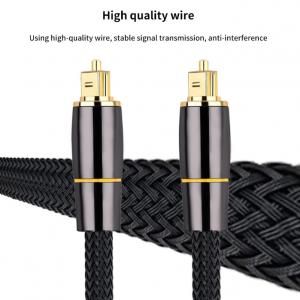TOSLINK cable, optical audio cable for soundbars (TOSLINK to TOSLINK, digital S/PDIF cable, stereo systems/amplifiers/amps, home cinema, Xbox One/PS5 - Image 3