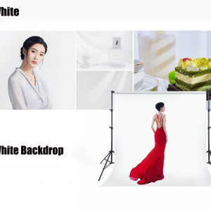 White Screen Backdrop - Backdrop for Photoshoot Background for Photography Video Recording Photo Background - Image 8
