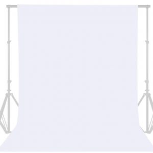 White Screen Backdrop - Backdrop for Photoshoot Background for Photography Video Recording Photo Background