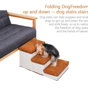 Dog Stairs Foldable Storage Box 3 Steps - Image 4