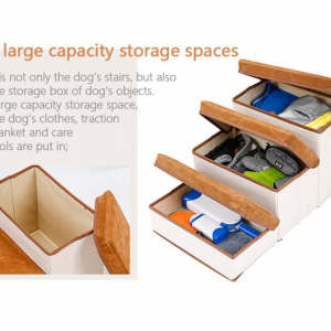 Dog Stairs Foldable Storage Box 3 Steps - Image 6