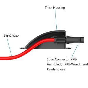 Solar Entry Gland Entry Housing with Pre-assembled Solar Extention Cable - Image 3