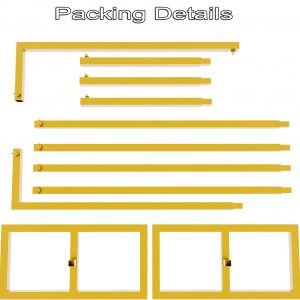 Metal Wedding Arch, Photo Booth Backdrop Stand, Wedding Backdrop 2.5x2.5m - Image 6