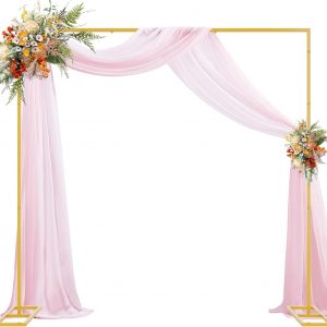 Metal Wedding Arch, Photo Booth Backdrop Stand, Wedding Backdrop 2.5x2.5m