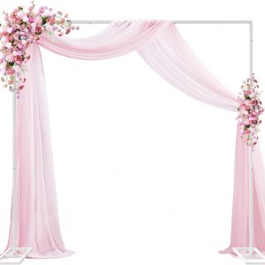 Metal Wedding Arch, Photo Booth Backdrop Stand, Wedding Backdrop 2.5x2.5m - Image 4