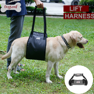 Dog Lift Support Harness, Adjustable Dog Lifting Harness Black