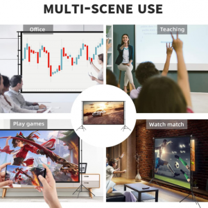 Projector Screen with Stand 16:9 100 inch - Image 6