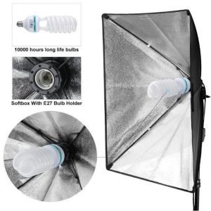 Professional softbox lighting kit, photography light kit 2m 135w - Image 9