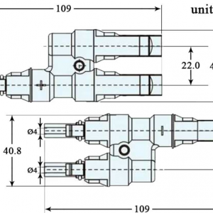 MC4 T2 Connector T-Type 3 Way Connector Compatible With MC4 Solar Connector - Image 6