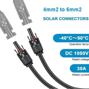 Solar Connectors Y Branch Parallel Adapter Cable 1 to 3 - Image 5