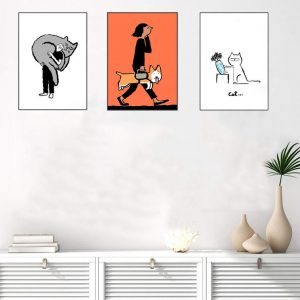 Wall Art Canvas Painting Animal Prints 3 pcs - Image 1