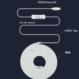 LED Neon Lights Strip Rope Lights Waterproof Neon LED Strip - White - Image 8