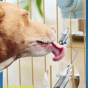 Dog Cage Water Bottle Dog Water Dispenser Pet Water Bottle 500ml - Image 4