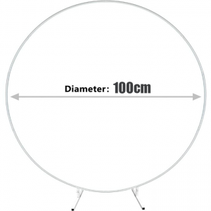 Round Stand Wedding Arch Backdrop Stand 1m/1.5m/1.8m/2m - Image 8