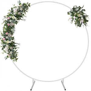 Round Stand Wedding Arch Backdrop Stand 1m/1.5m/1.8m/2m