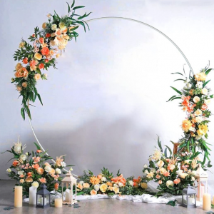 Round Stand Wedding Arch Backdrop Stand 1m/1.5m/1.8m/2m - Image 6