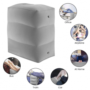 Travel foot pillow, airplane inflatable rest pillow, Inflatable foot pillow - Image 6