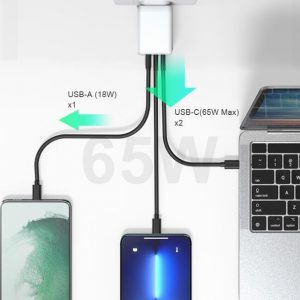 USB C Charger, 65W Fast Charging Block - Image 4