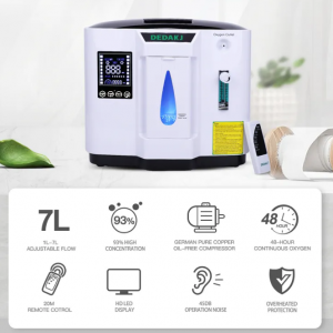 DEDAKJ Oxygen Concentrator, Oxygen Generator Home Oxygen Machine 1-7L - Image 3