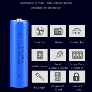 18650 Rechargeable Battery 4PCS with Battery Charger - Image 3