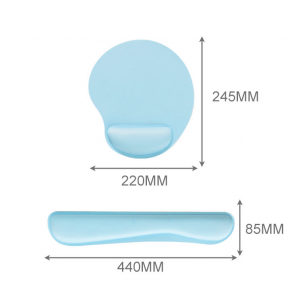 Memory Foam Keyboard Wrist Support Bar and Mouse Wrist Rest Pads Set - Image 5