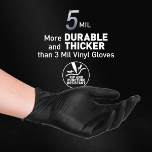 Nitrile Disposable Gloves Pack of 100 S/M/L/XL - Image 4
