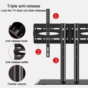 Universal TV Stand Table Top TV Stand for 32-65 inch TVS - Image 8