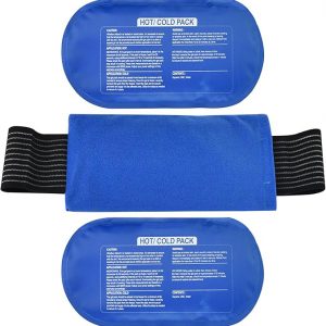 Reusable Hot and Cold Ice Packs for Injuries , Joint Pain, Muscle Soreness - Gel Wraps