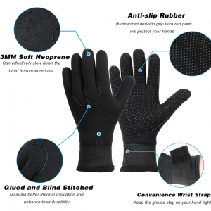 Diving Gloves Wetsuit Dive Gloves 3mm S/M/L/XL - Image 3