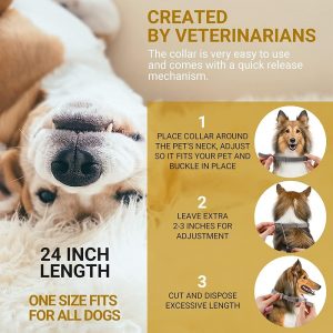 Dog Flea Collar Flea and Tick Collar for Dogs 62cm - Image 5