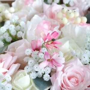 Roses Artificial Flowers Pink Rose Bouquets Box Set - Image 4
