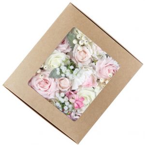 Roses Artificial Flowers Pink Rose Bouquets Box Set - Image 6