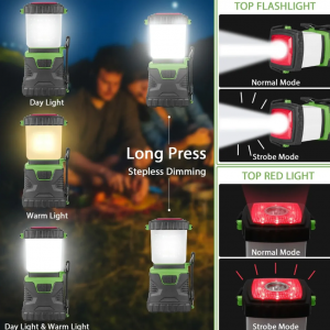 LED Camping Lantern, Battery Powered Camping Lights 1000LM - Image 2