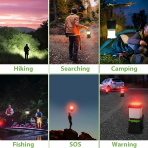 LED Camping Lantern, Battery Powered Camping Lights 1000LM - Image 3