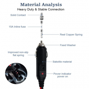 Cigarette Lighter SAE Battery Charger Cable 3m - Image 3