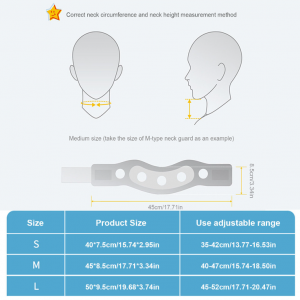 Neck Brace Collar Cervical Support Traction Pain Relief - S/M/L/XL - Image 3