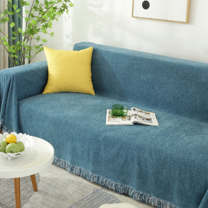 Sofa Cover Throws Sofa Slipcovers For 2/3/4/5 Seater Sofa Cover- Blue - Image 2