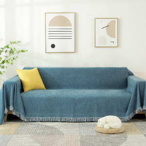 Sofa Cover Throws Sofa Slipcovers For 2/3/4/5 Seater Sofa Cover- Blue - Image 1