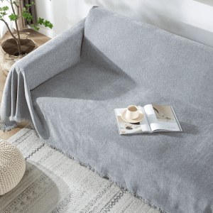 Sofa Cover Throws Sofa Slipcovers For 2/3/4 Seater Sofa Cover- Grey - Image 2