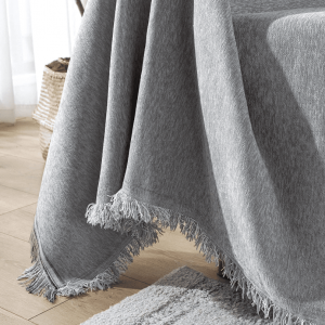 Sofa Cover Throws Sofa Slipcovers For 2/3/4 Seater Sofa Cover- Grey - Image 3