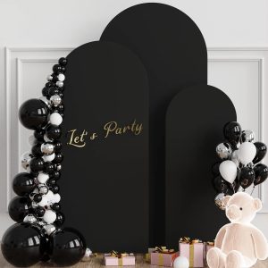 Arch Cover Wedding Arch Stand Covers 3 Pcs - Image 3